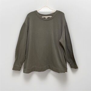 Orvis Classic Collection XL Olive Green Comfy Cozy Soft Sweater Women's Size XL